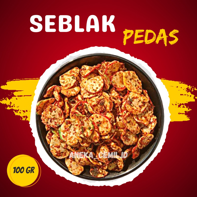 

100 GR KRUPUK SEBLAK PEDAS DAUN JERUK