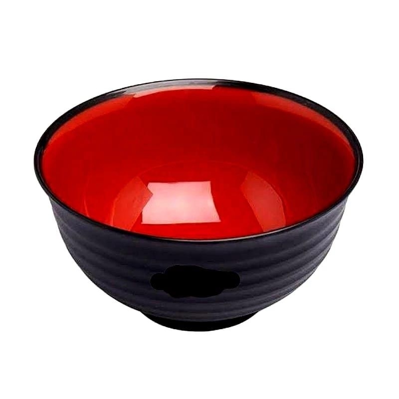 Mangkok Ramen Jepang Plastik  Mangkuk Plastik Hitam Mangkok Piring Korea Bakso