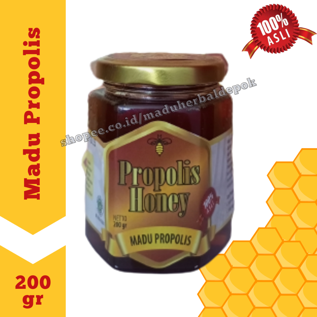 

Madu Pramuka Propolis 200gr