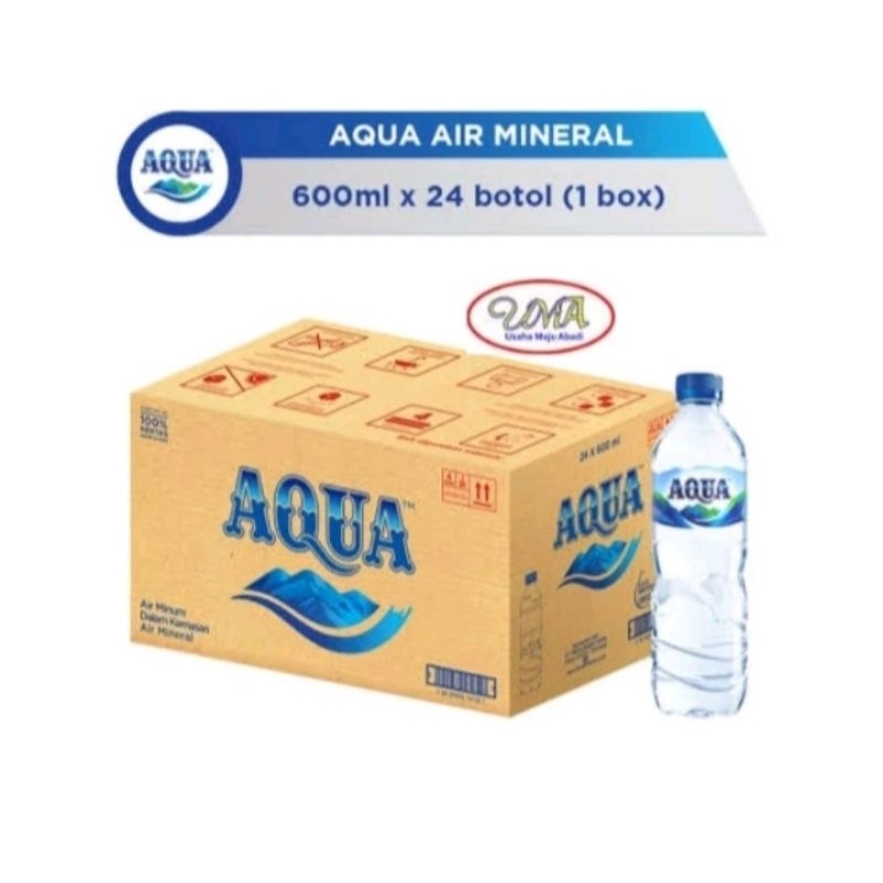 

Air AQUA botol 600ml