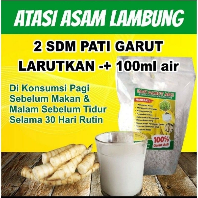 

ASLI 100% TEPUNG PATI DARI UMBI GARUT ASLI ATAU ARROWROOT