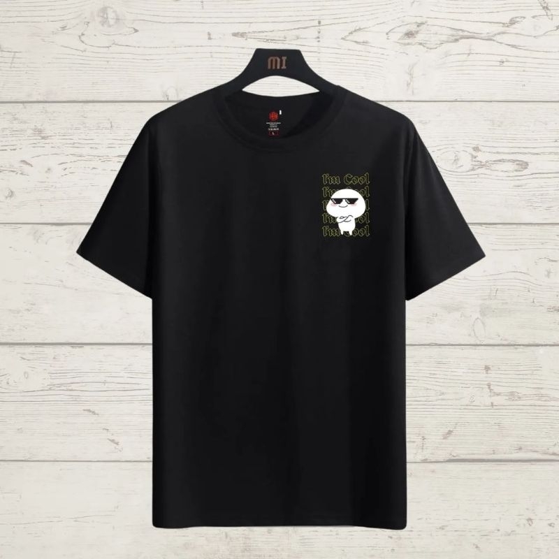 Tshirt Baju Kaos Distro Logo simple / Kaos Distro Pria Wanita