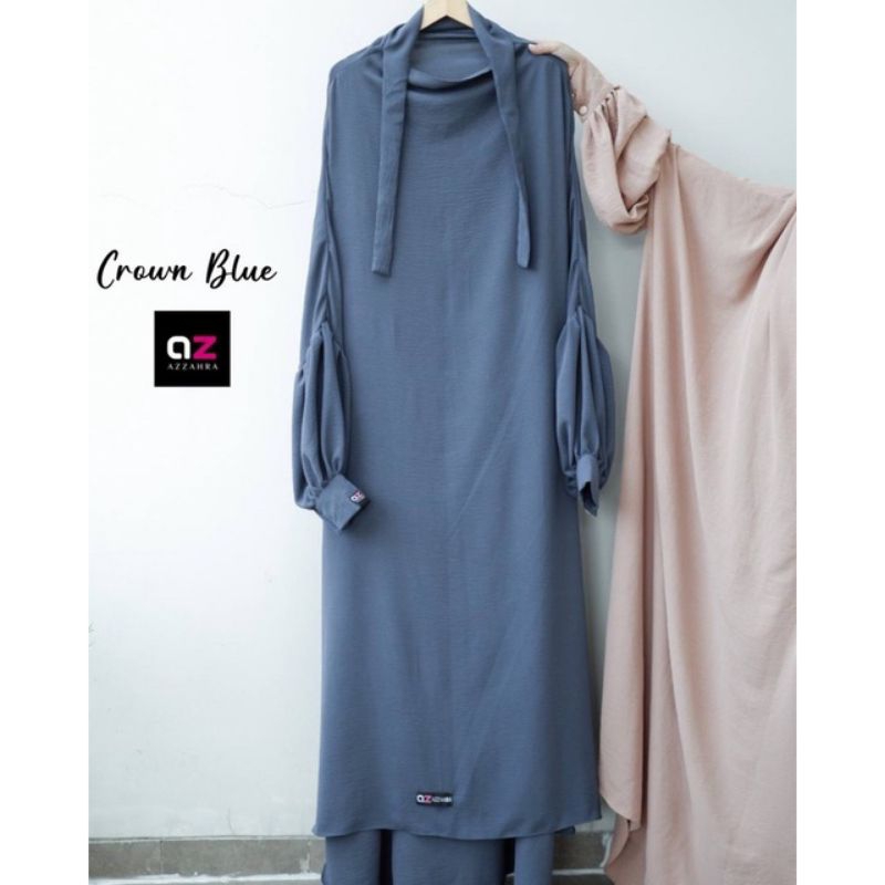 Preloved French  khimar abaya gamis overhead Laila Azzahra syar'i