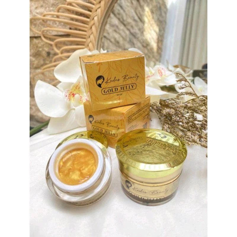 GOLD JELLY KEDAS BEAUTY 100% ORIGINAL / JELLY BOOSTER / PELEMBAB / MOISTURIZER / SERUM GOLD/SERUM AN