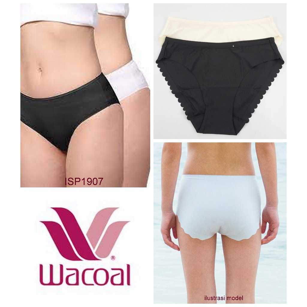 Celana Dalam Wanita Model Mini Wacoal Seamless Polos Pakaian Dalam / Underwear ISP1907