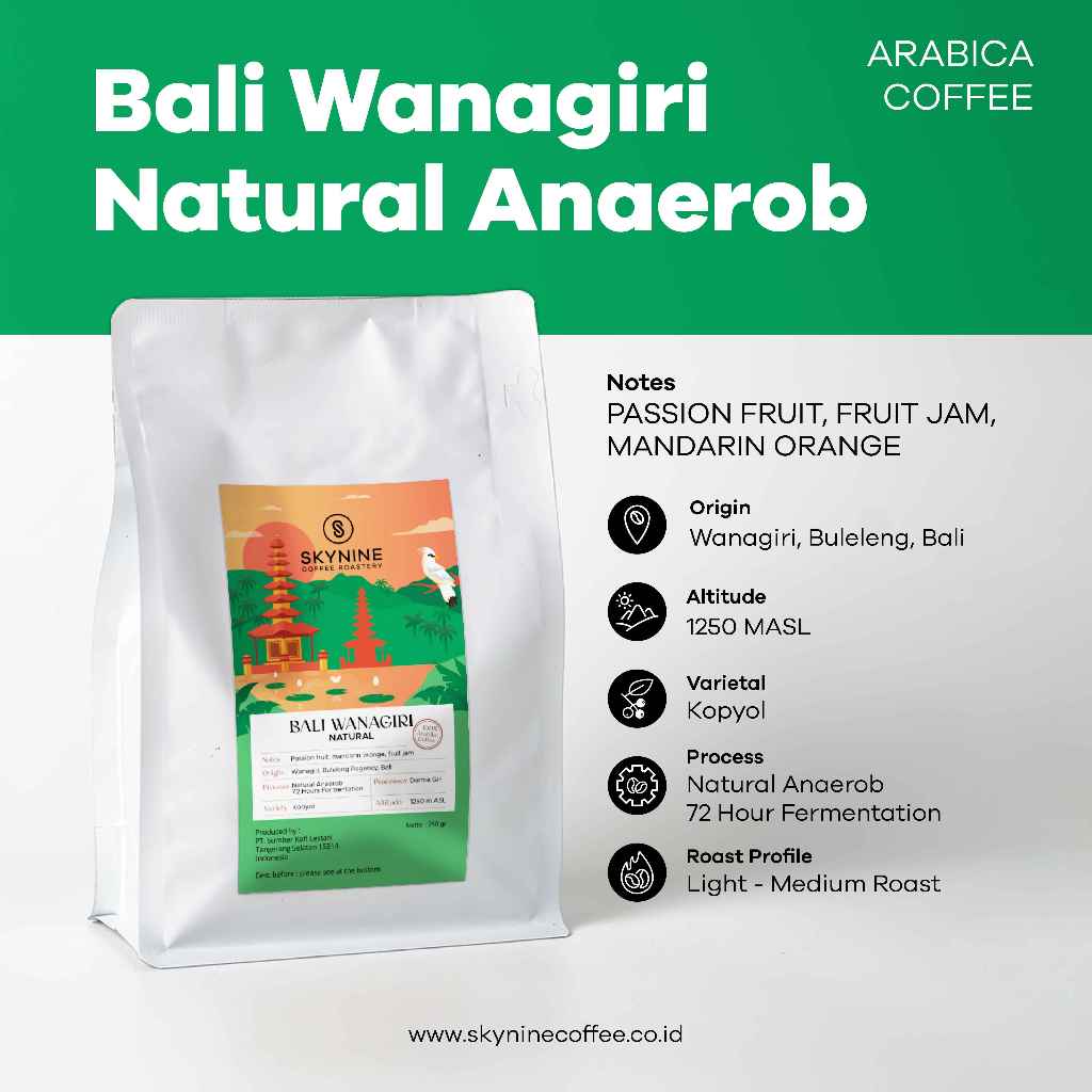 

KOPI ARABIKA BALI WANAGIRI NATURAL ANAEROB ROAST BEANS