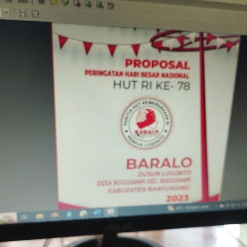 

edit tatul laporan poposal