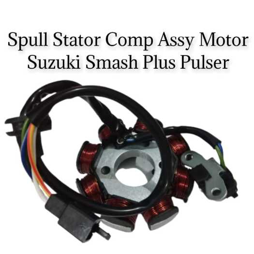 Spull Spul Stator Comp Assy Motor Suzuki Smash Plus Pulser