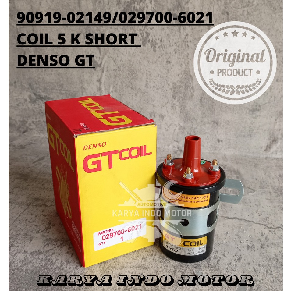 GT Coil Koil Botol DENSO JDC 029700-60211 Original