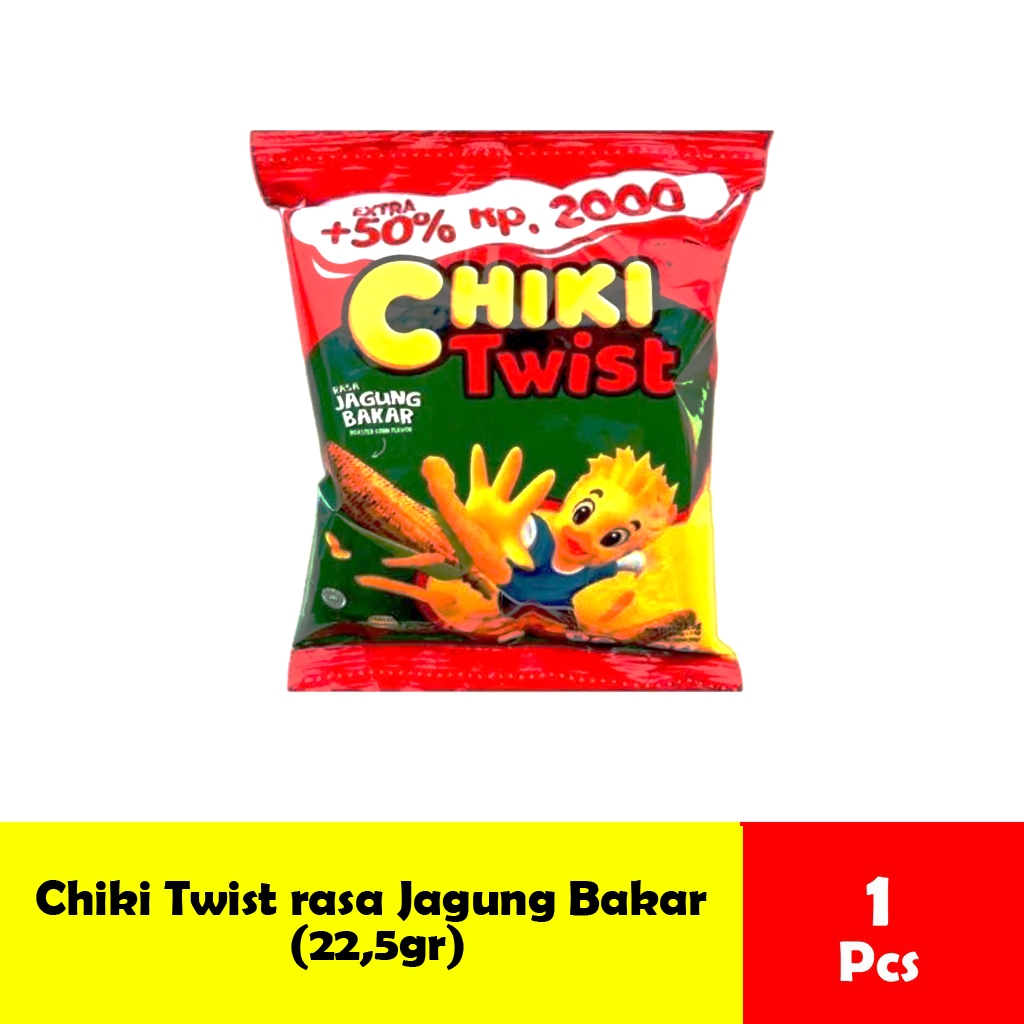 

Cheetos / Chiki Twist rasa Jagung Bakar - Chiki ukuran kecil