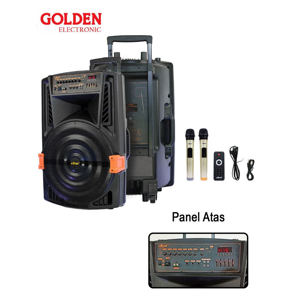 SPEAKER TROLLEY DAT DT 1809 MAXI DAT 1809MAXI DAT DT 1809MAXI, SPEAKER PORTABLE, SPEAKER AKTIF ORIGI