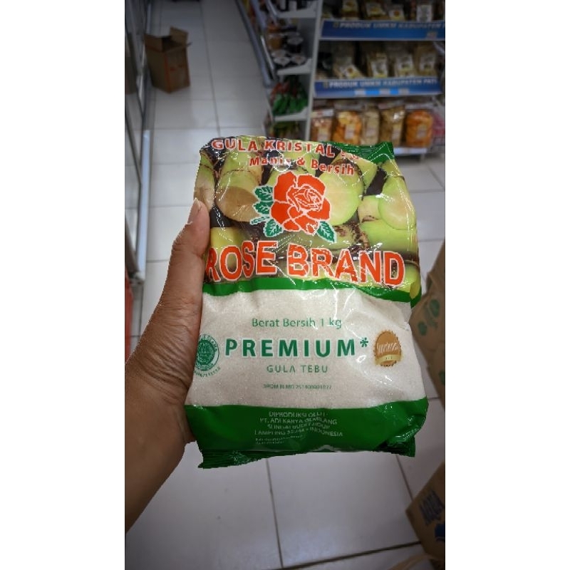 

Gula kemasan Rose Brand hijau 1kg