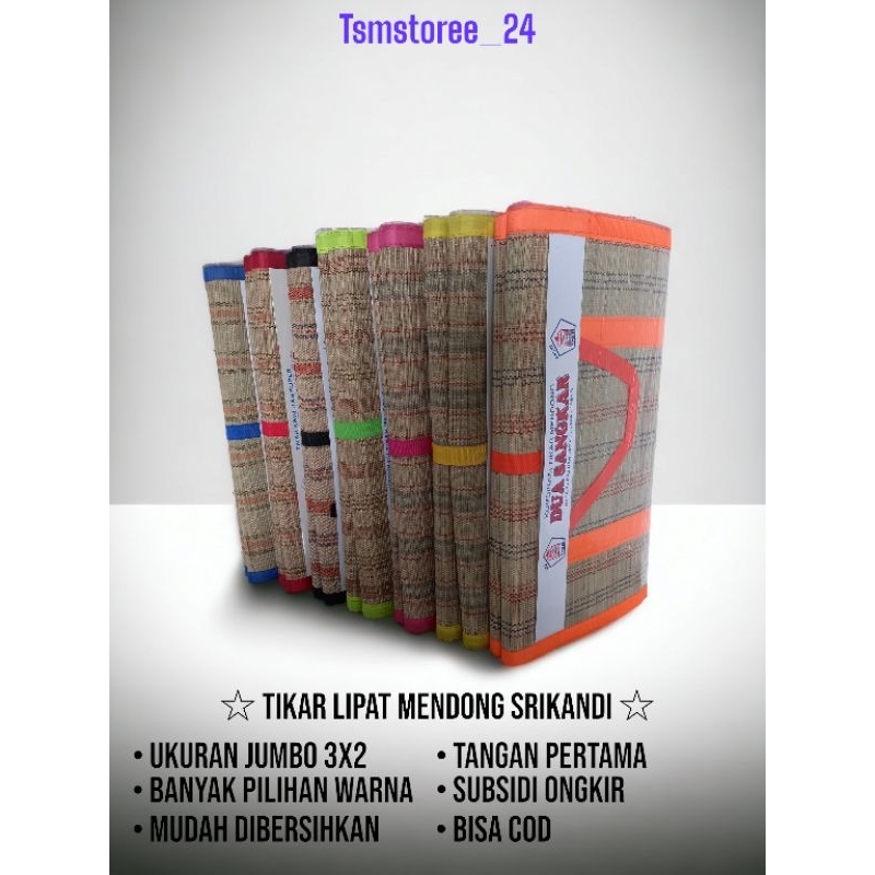 TIKAR LIPAT MENDONG SRIKANDI UKURAN JUMBO 3x2