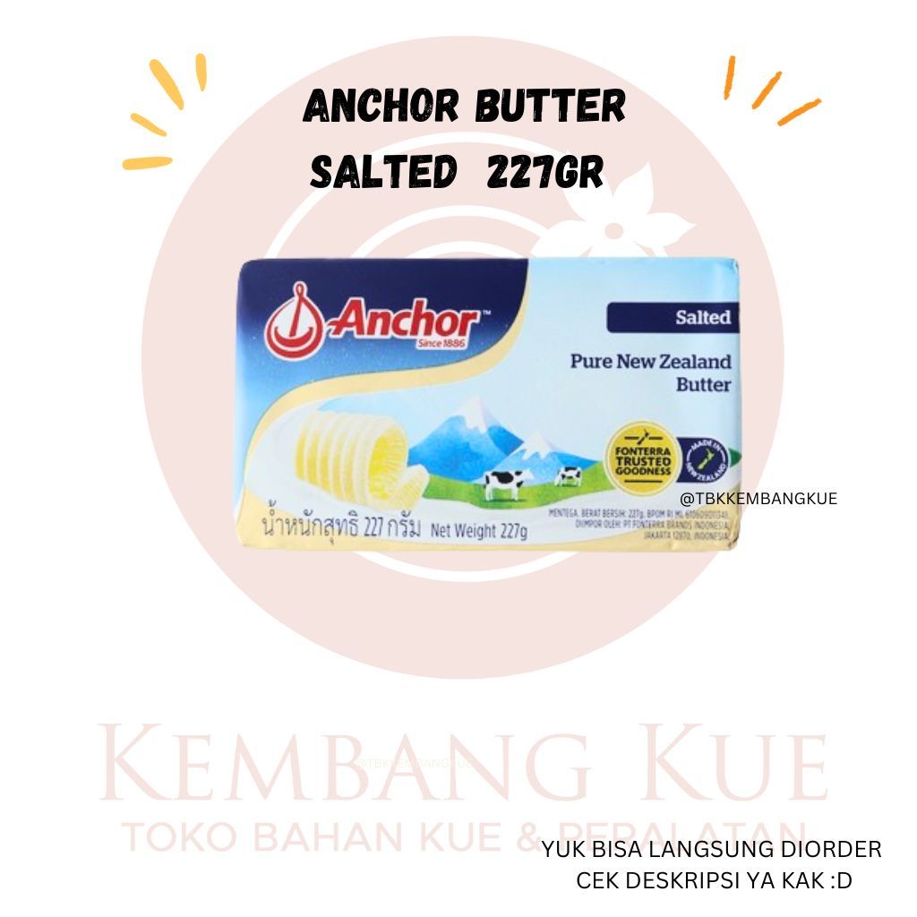 

Anchor pat butter salted 227gr