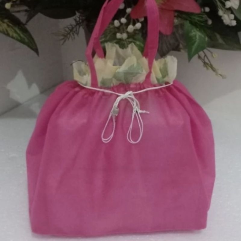 Tas Hajatan Nasi Kotak Tas polos serut Tipis box 22x22