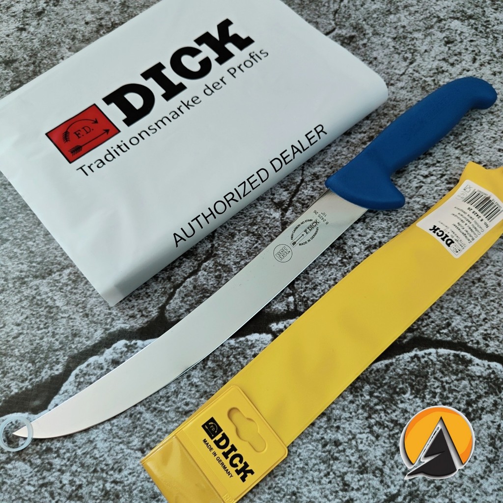 Butcher knife pisau sembelih F. dick made in germany original curved 26 cm 8.2425.26