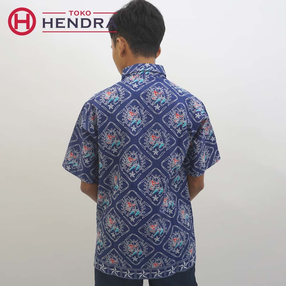 BLA309 Batik SMP Kota Depok Seragam Sekolah Baju Seragam Sekolah Toko Hendra