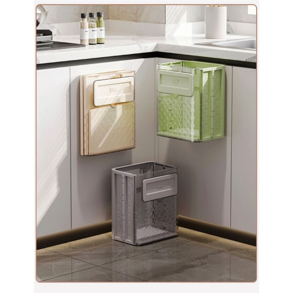 Tempat Sampah dapur / Tong Sampah Plastik / Tempat Sampah Kamar mandi/Kotak Sampah Tempel