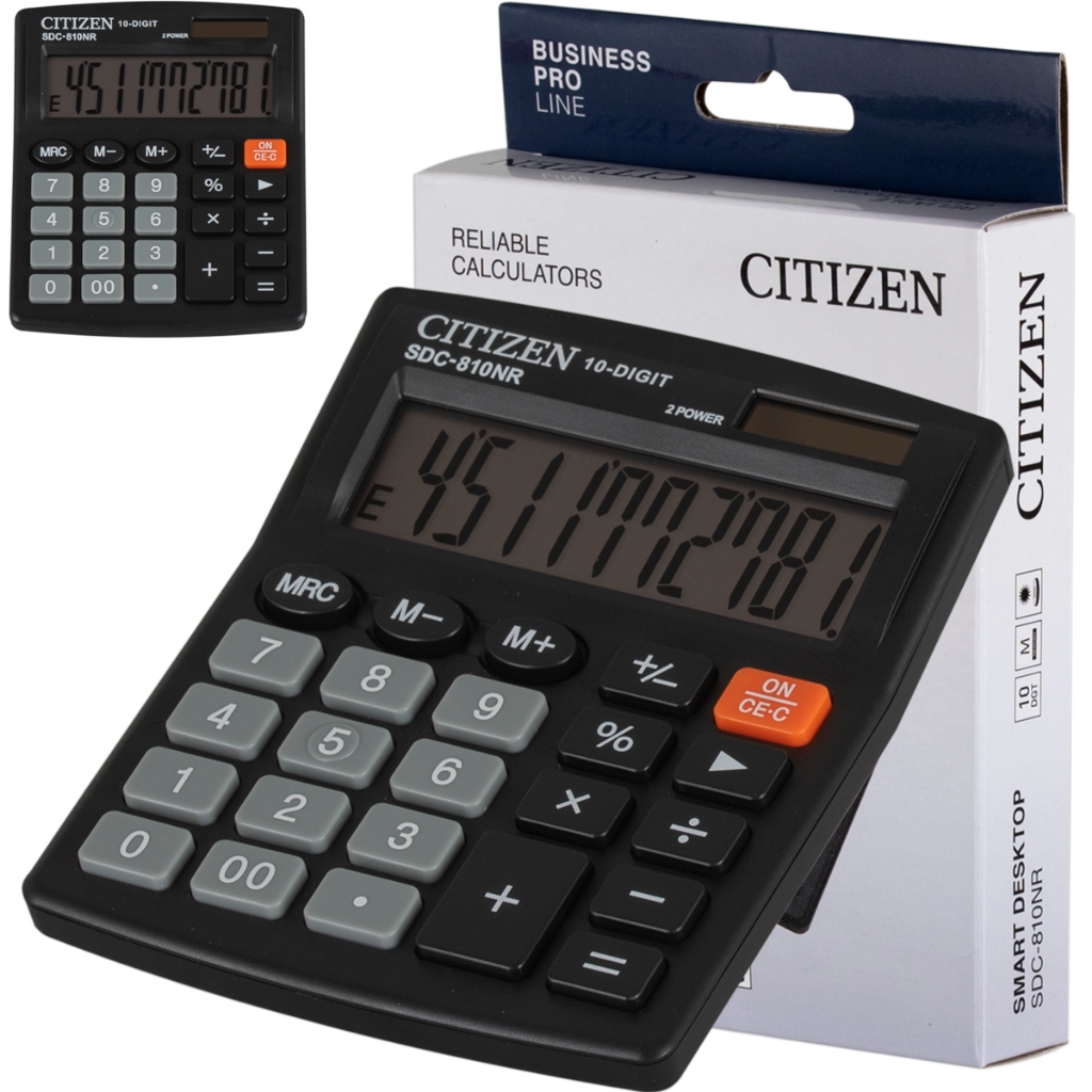 Kalkulator Citizen SDC 810-NR/Kalkulator Citizen Original Berhologram