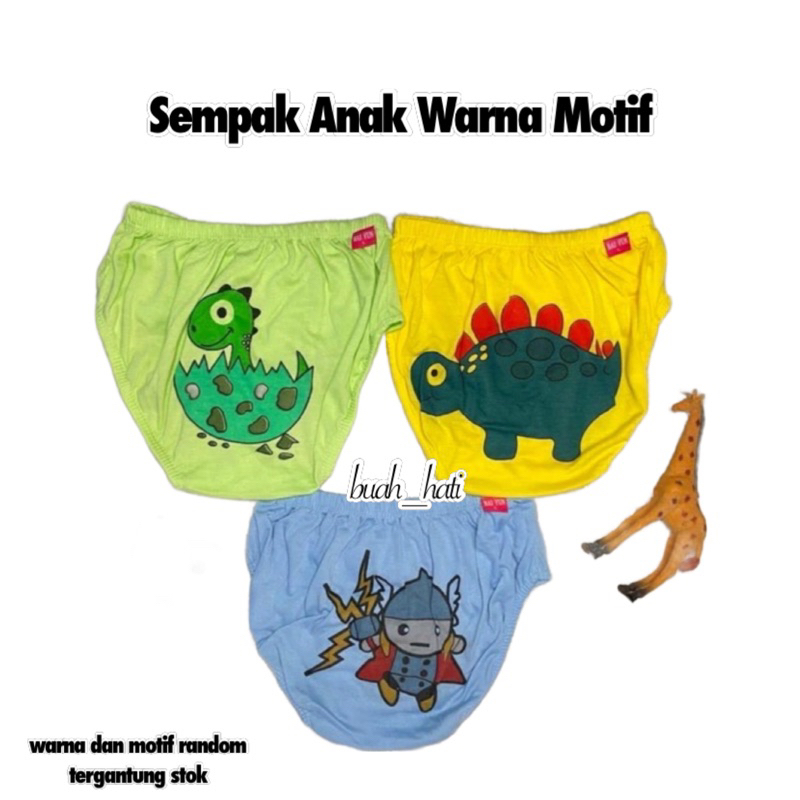 ISI 3 SEMPAK MOTIF ANAK COWOK