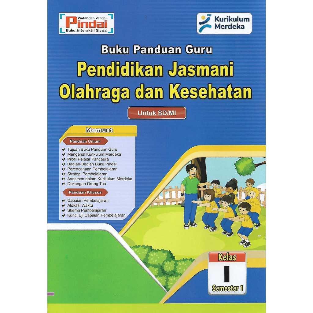 Buku Panduan Guru PJOK Kelas 1 SD/MI Semester 1 Kurikulum Merdeka