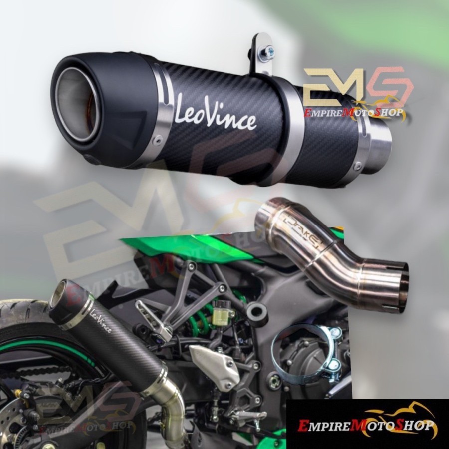 Knalpot Leovince ZX25R ZX 25 R GP Corsa Evo Carbon Long Slip On