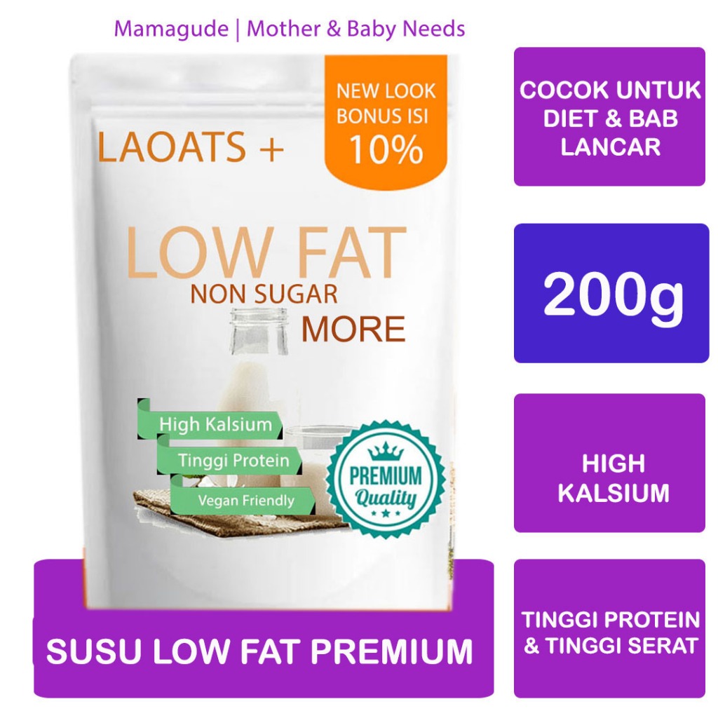 

Susu Low fat Untuk Diet Laoats (200g)