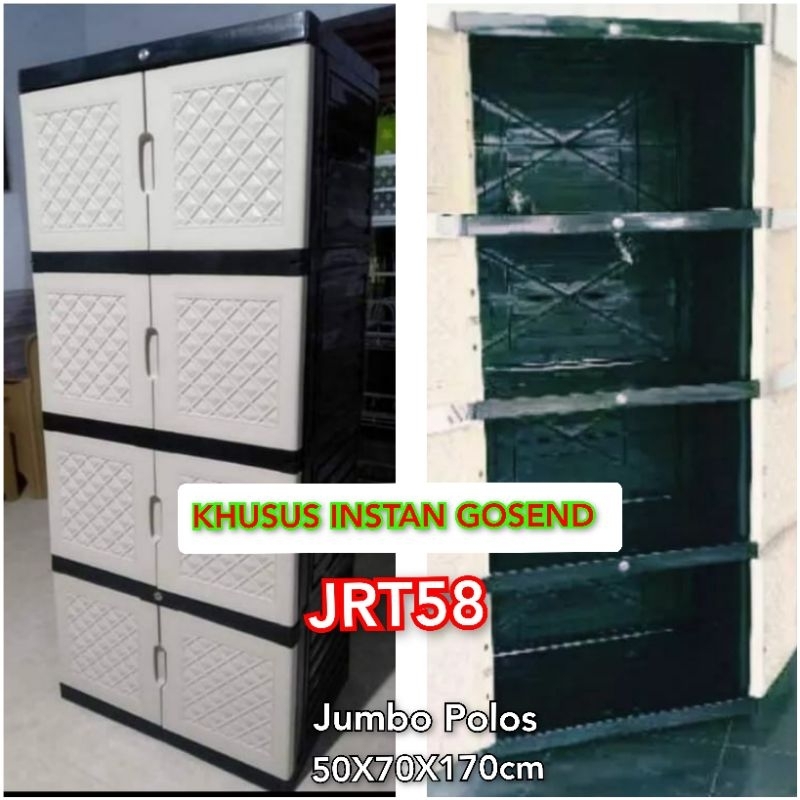 LEMARI PLASTIK JUMBO AQUOSE DAN MAGICSTAR UKURAN 50X70X170CM