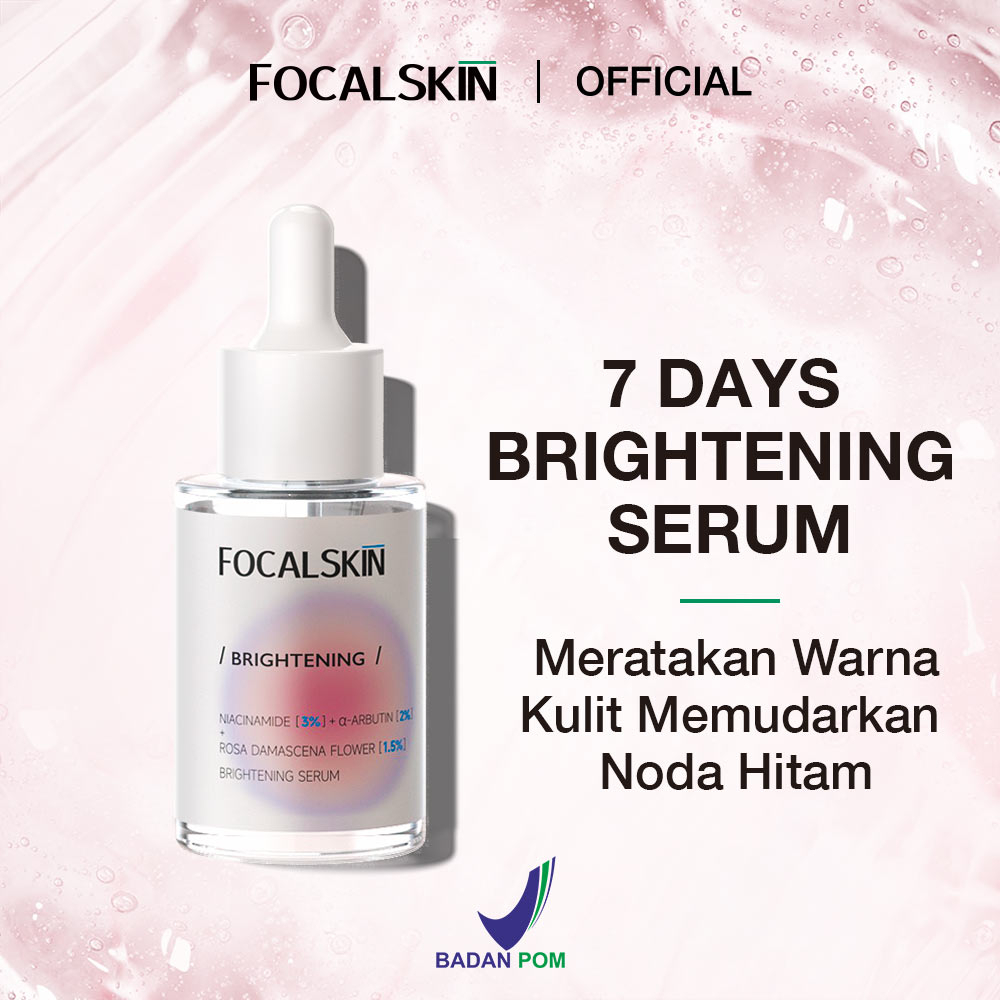 ORIGINAL FOCALSKIN 7 Days Brightening Serum 3% Niacinamide + 2% α-Arbutin+ Symwhite 377 15ml / 30ml FOCAL SKIN