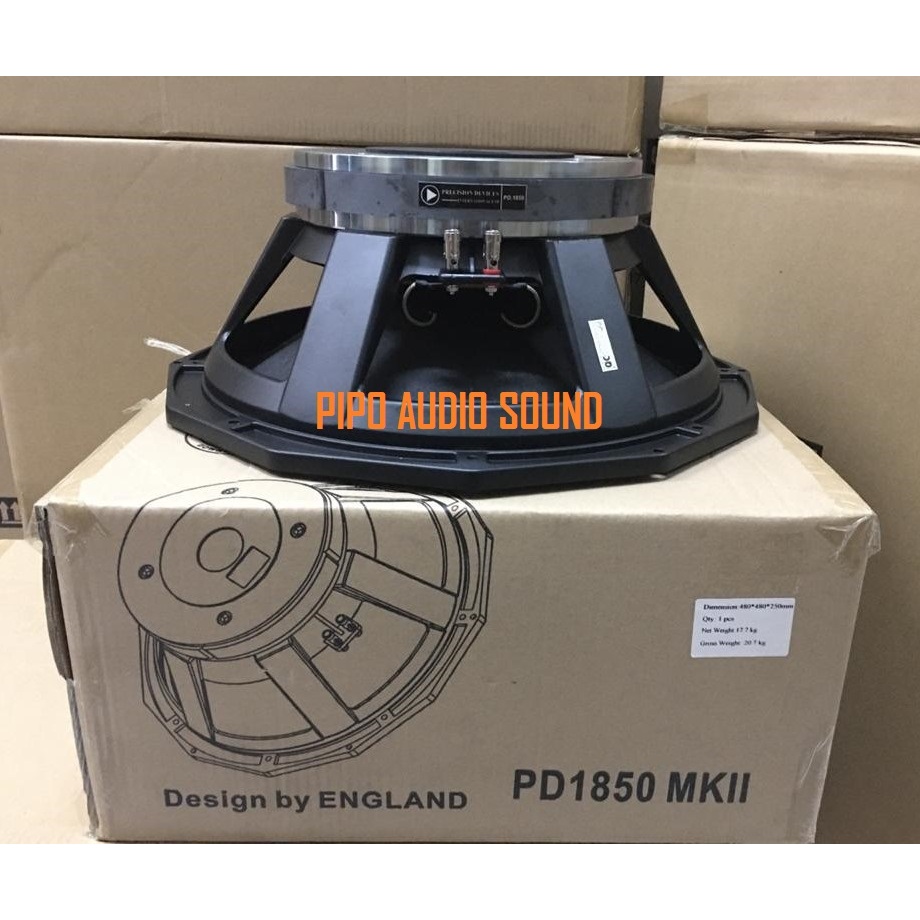 KOMPONEN SPEAKER PRECISION DEVICES  PD1850MKII / PD1850 MKII 18 INCH