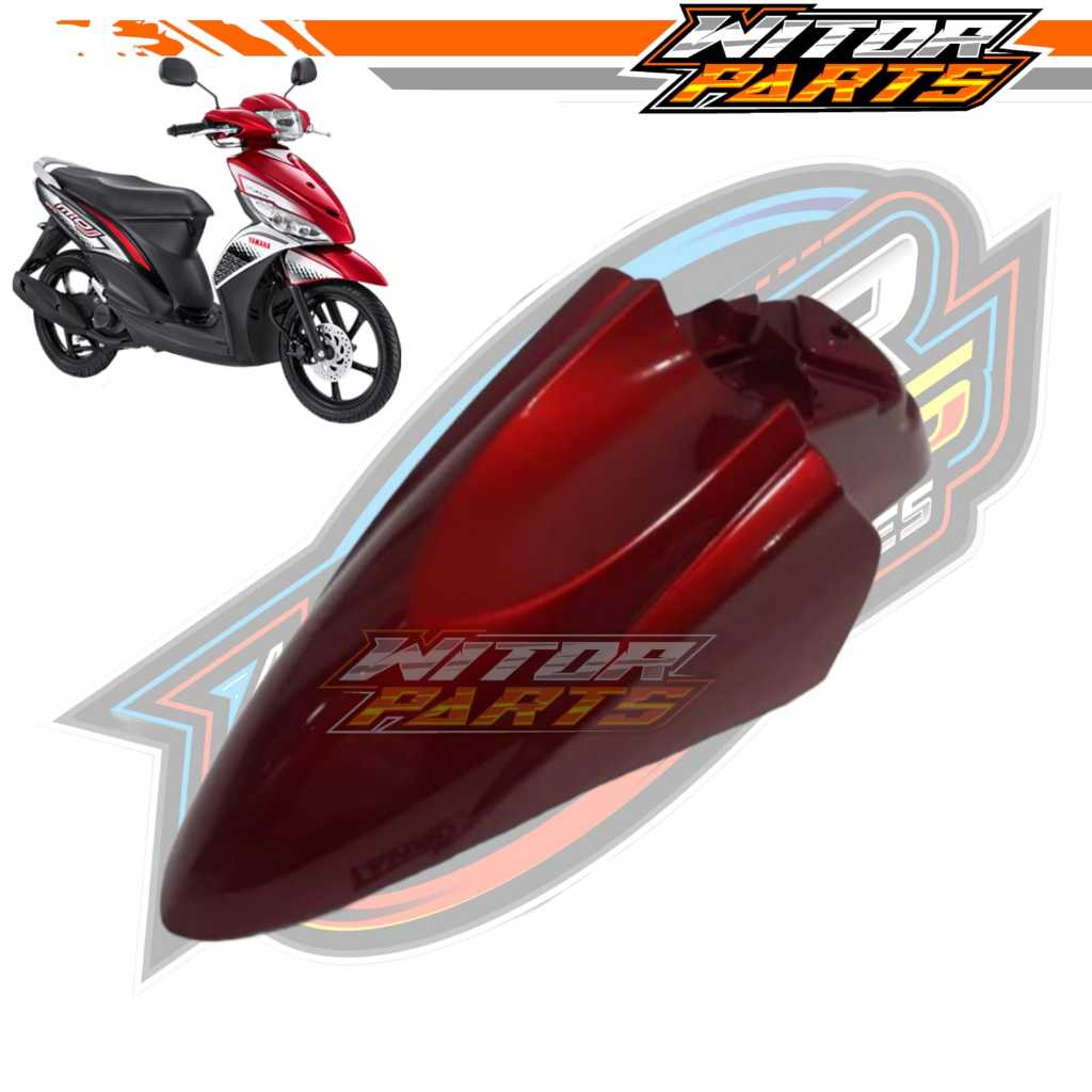 Spakbor Depan Yamaha Mio J Warna Merah / Spakbor Slebor Depan Motor Yamaha Mio J Warna Merah / Slebo