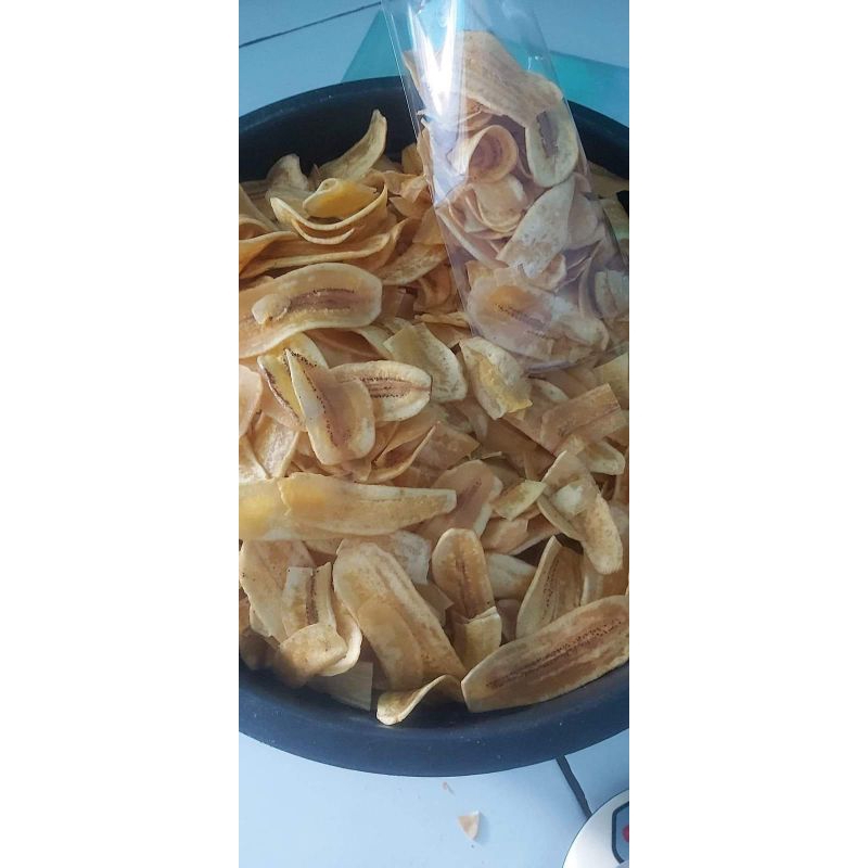 

kripik pisang / kripik pisang manis / cemilan enak kripik pisang renyah /
