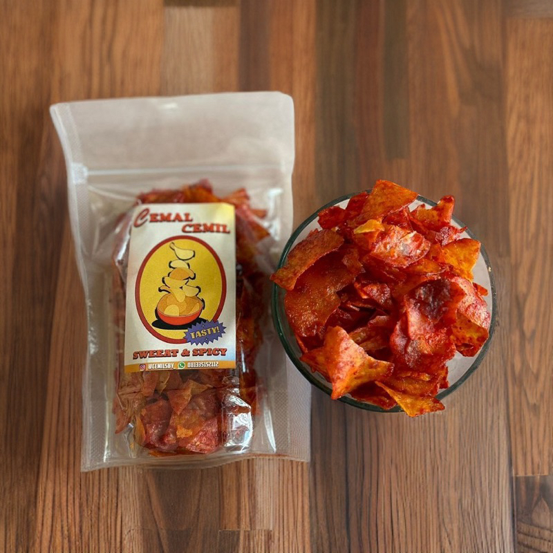 

Cemilsby_ Keripik singkong balado