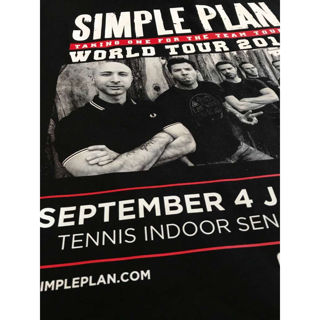 Kaos Simple Plan World Tour 2016 - SMP28 BK FNB