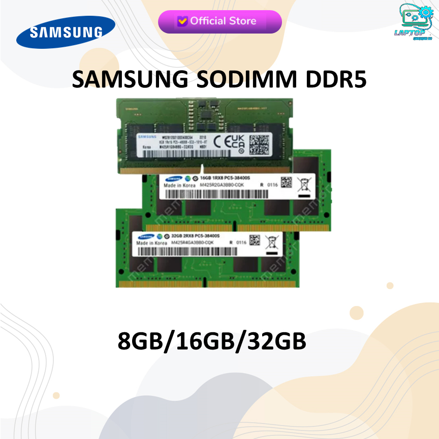 RAM SAMSUNG SODIMM DDR5 8GB/16GB/32GB PC5600