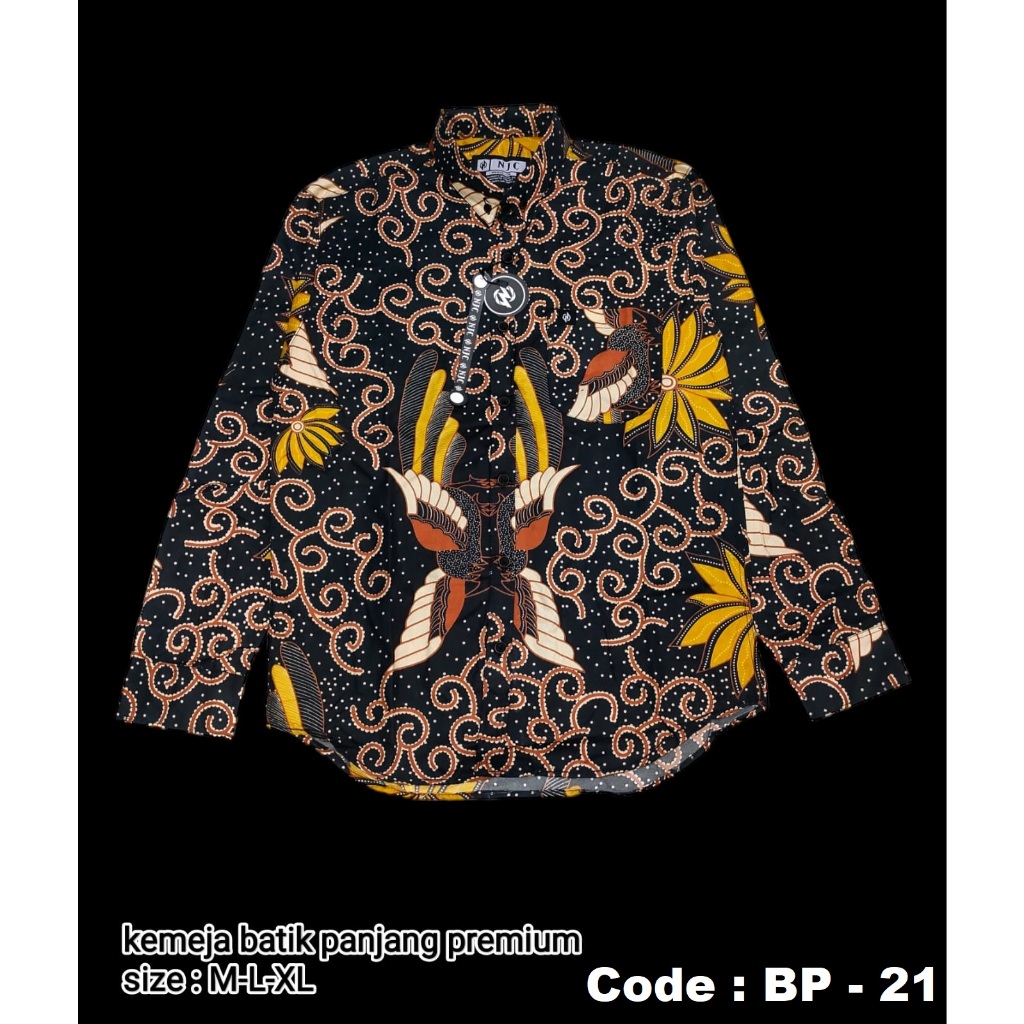 kemeja batik cowok - kemeja panjang pria - hem batik