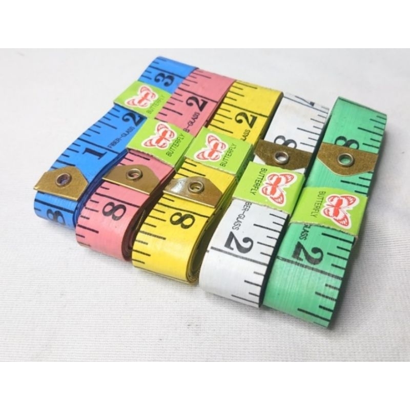 Meteran Kain Baju Besar Pengukur Badan Dem Butterfly Tailoring Tape
