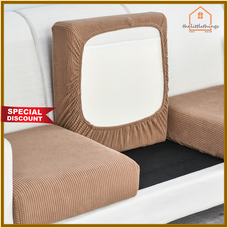 The Little Things Cover Sofa Elastis Kursi Sudut / Sarung Sofa Bantal Kursi 1/2/3/4 Dudukan Sofa