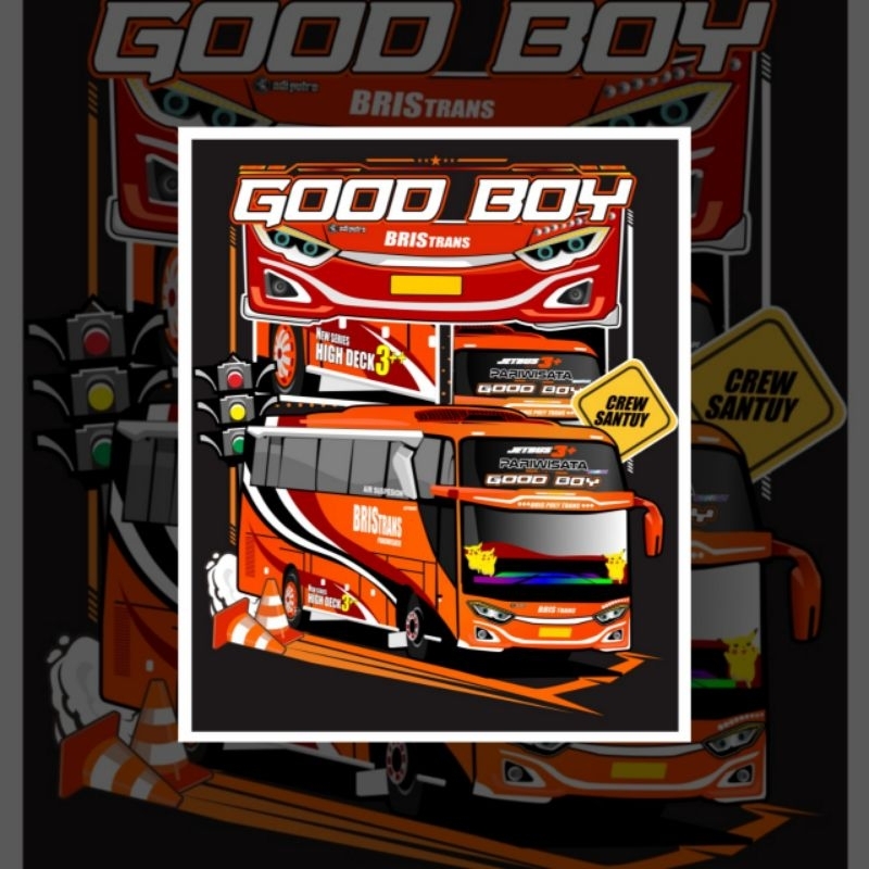 

(free sticker)CETAK STICKER BUSMANIA 5 PCS BRIS TRANS GOOD BOY HOLOGRAM TERMURAH