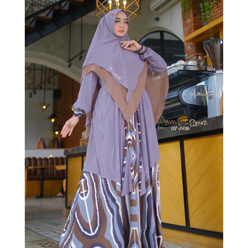 gamis pesta//syari ceruty pesta//Salwa set Ceruty