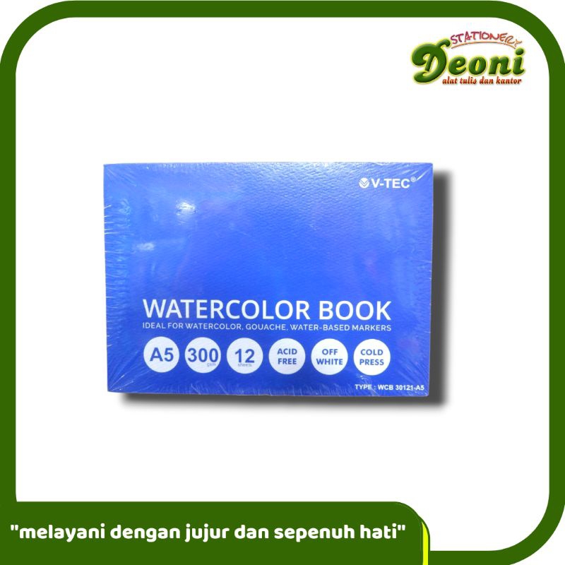 

V-Tec Water Colour Book A5 2100