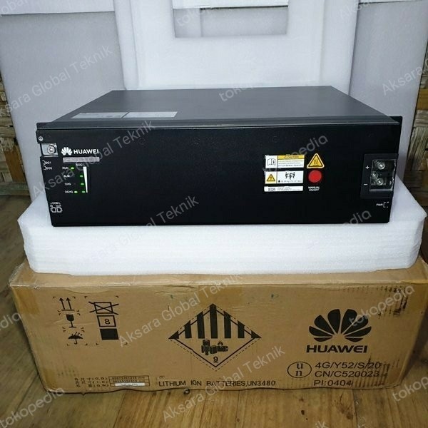 Battery Lithium Huawei ESM-48100 48V 100Ah Bekas