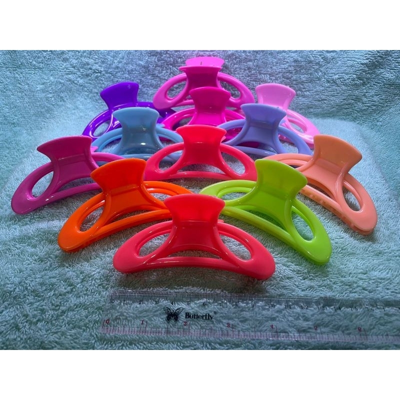 HARGA PER 12 PCS / JEPIT JEPITAN RAMBUT SALON BOLONG BESAR / JEDAI SALON BESAR WARNA WARNI / JEPIT S