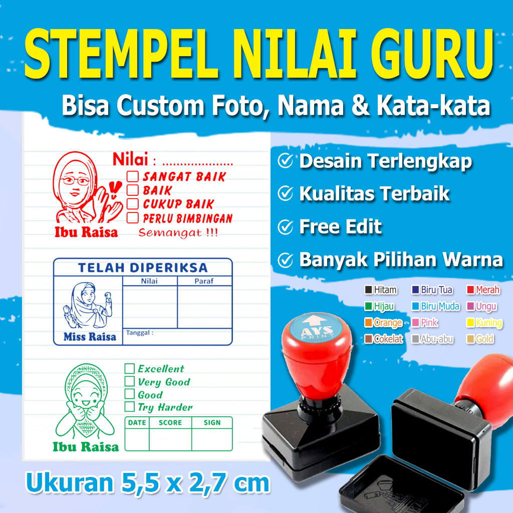 

STEMPEL NILAI GURU MODEL KARAKTER