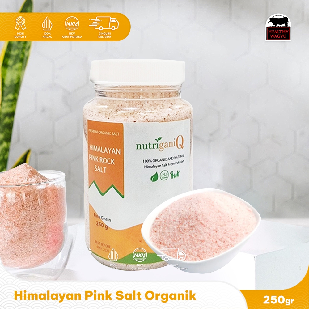 

Pure Himalayan Pink Salt Garam Organik 250gr Healthy Wagyu
