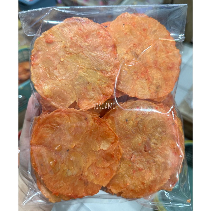 

Emping Pedas Manis BESAR Siap Goreng Khas Kalimantan 400gr