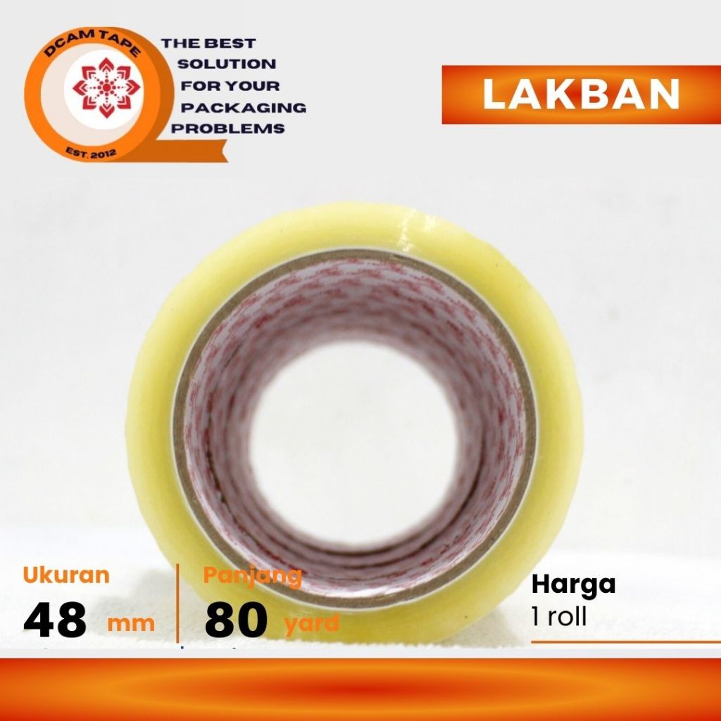 

Lakban Bening Coklat 2 inch x 80 y Super MURAH Kualitas Daimaru