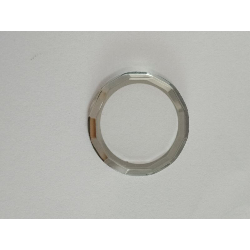 kaca jam tangan kaca list bulat datar