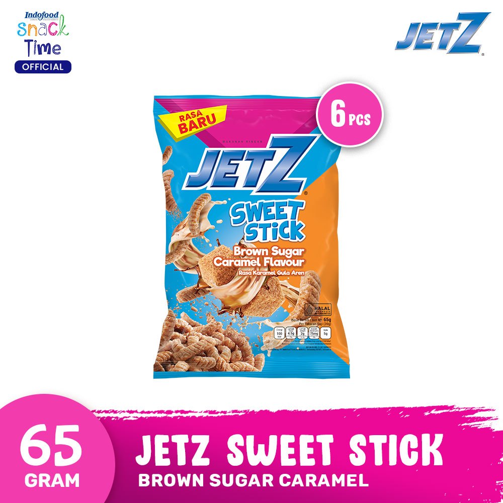 

JetZ Sweet Stick Brown Sugar Caramel 65 Gr - 6 Pcs