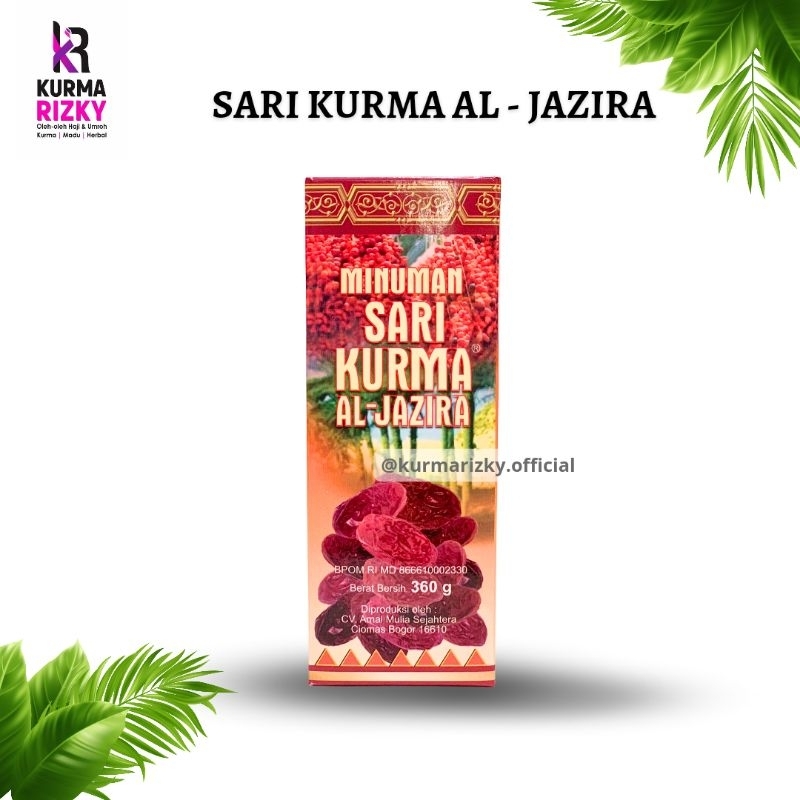 Sari Kurma Al Jazira / Squash Kurma Sahara / KurmaQu / Sari Kurma Madu Angkak Darusyifa / Sari Kurma
